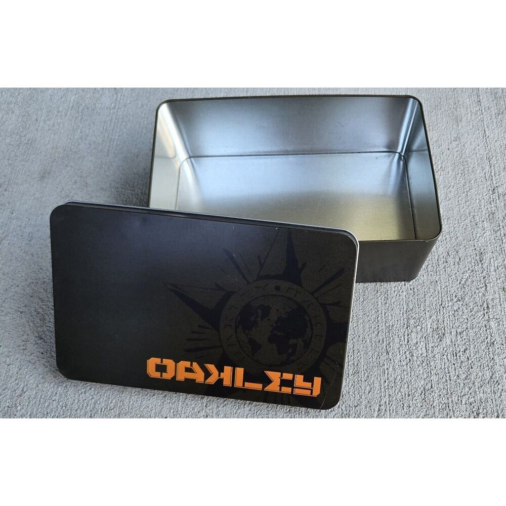 Oakley O Tin Can Rare Collector’s Edition Y2K Red Shift Thump Pro Metal Lens Box